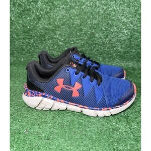 Under Armour Toddler Size 13C Charged Scramjet 2 Red Blue Running Shoes Sneakers